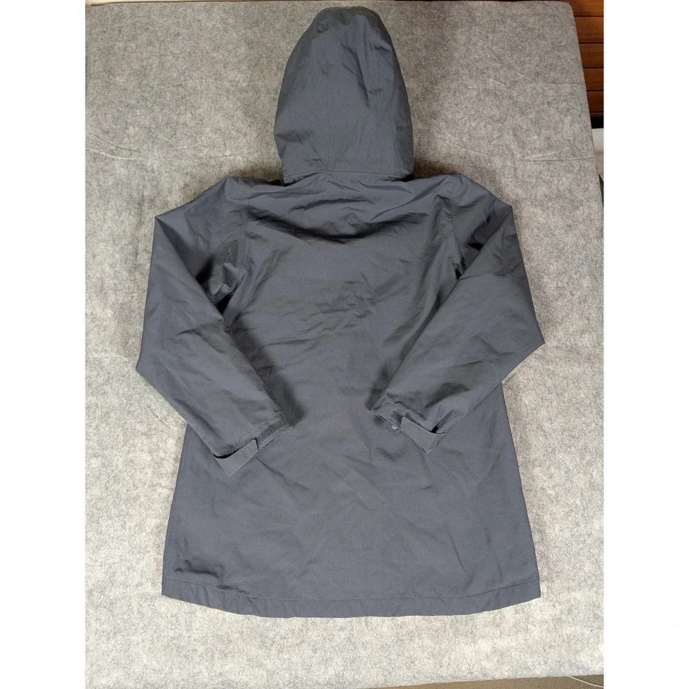 Patagonia Kids Insulated Waterproof Parka Jacket Gray Hooded Winter Warm‎